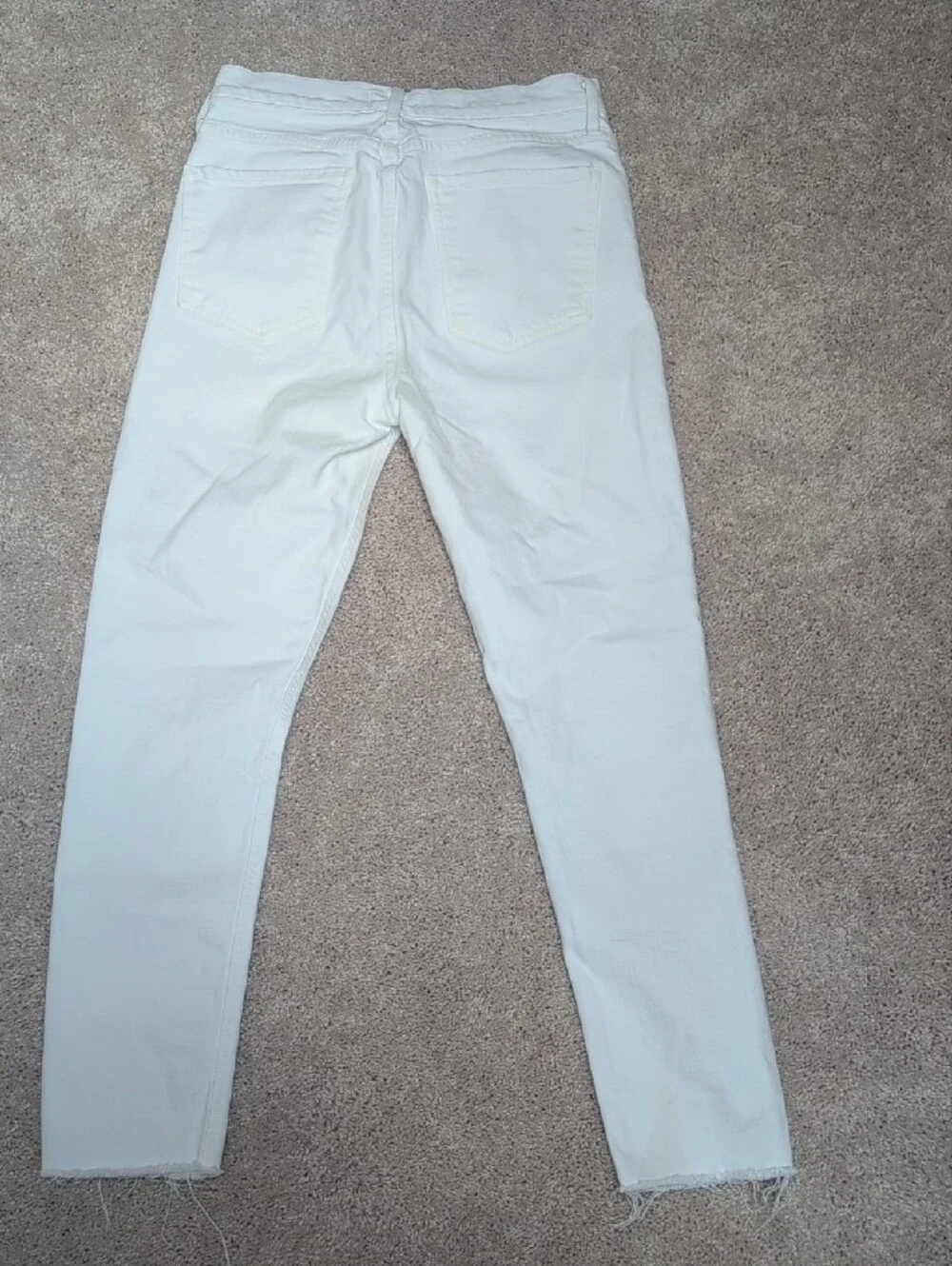 AGOLDE Slim Straight Jeans in White
